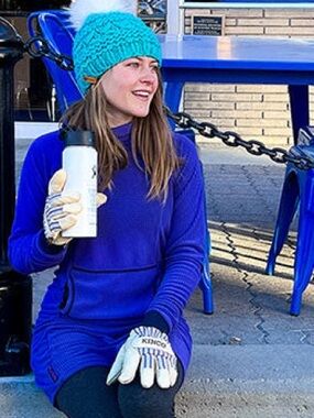 💙🩵 NWT Womens Melanzana Classic Blue Micro Grid Dress 💙🩵